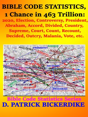 cover image of Bible Code Statistics, 1 Chance in 463 Trillion